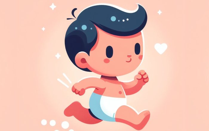 un bambino durante gli scatti di crescita